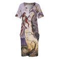 thumbnail image 3 of Vestido holgado con bolsillos de El Encantador de Dragones para mujer Vestidos de mujer vestido, 3 of 6