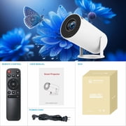 Mini Projector with WiFi and Bluetooth,4K 1080P Supported,Outdoor Movie Projector, Projector for Movie Projection Compatible with Phone Screen Adjustment, 180 Degree Rotation, Built-in Android 11.0OS