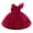 Red, variant on IDOPIP Toddler Flower Girl Dress Wedding Pageant Sparkle Sequin 3D Flowers Dress Asymmetric Shoulder Birthday Formal Tutu Dresses Party Gown 2-3 Years Coffee