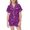 ZF Purple, variant on WAYUTE Girls Pajamas Halloween 2 Piece Notch Collared Short Sleeve Cartoon Printed Button Shirts and Shorts Toddler Kids Summer Clothes Set Pajama Set Casual Daily Wear,Dark Gray,Size 9 Y-10 Y
