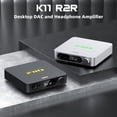 thumbnail image 2 of Amplificador DAC y auriculares FiiO K11 R2R 1300mW negro, 2 of 9