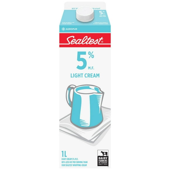 Sealtest 5% Light Cream, 1 L