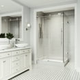 thumbnail image 5 of VIGO Elan E-Class 36 in. L x 48 in. W x 82 in. H Frameless Sliding Shower Enclosure Kit in Stainless Steel with Clear Glass, 5 of 11