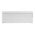 thumbnail image 6 of Hassch Coat Rack Wall Mounted, Entryway Hanging Shelf with Open Shelves and 4 Dual Hooks for Clothes, Hats, Towel, Purse, White, 6 of 8