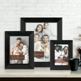 thumbnail image 5 of Prinz Dakota Wood Tabletop Picture Frame, 8”x10” Photos, Black, 2 Pack, 5 of 5