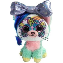Little Bow Pets 9" Rainbow Bow Cat Plush Toy