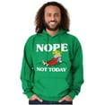 thumbnail image 5 of Dennis The Menace Nope Not Today Hoodie Hooded Sweatshirt Men Brisco Brands S, 5 of 6
