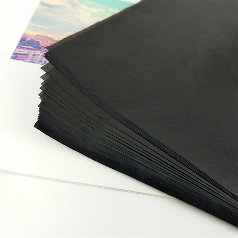 10Pcs Black Carbon Copy Paper for Hand, Typewriters and Word  Processors,Stationery