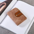 thumbnail image 5 of Womens Wallets Small Ladies Bifold Wallet With Zipper Coin Pocket,Mini Purse Soft Compact Thin (Brown), 5 of 5