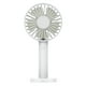 thumbnail image 2 of Ventilador de mano, pequeño y portátil con 3 velocidades, recargable por USB, funciona con pilas, ideal para exteriores, interiores, oficina y viajes., 2 of 7