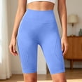 thumbnail image 6 of Kingdiese Womens Seamless Yoga Shorts Control High Waist Fitness Shorts Lifting Workout Bottoms Yoga Shorts Women Long, Size XXXXL, 6 of 8