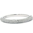 thumbnail image 3 of Pompeii 1/2ct Pave Round Diamond Wedding Ring 14K White Gold (G/H,I2-I3), 3 of 3
