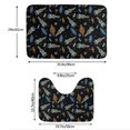 thumbnail image 3 of Yiaed Space Rockets Print Bathroom Mat Set 2 Pieces Mat Anti-Skid Pad Ultra Soft and Absorbent Bathroom Bath Mat Contour Bath Rugs for Toilet Base, 3 of 6