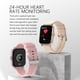 thumbnail image 5 of Smart Watch IPX7 Pulsera de frecuencia cardíaca a prueba de agua Presión arterial Oxígeno Reloj de pulsera Bluetooth 5.1, dorado Inevent EL001916-04B, 5 of 7
