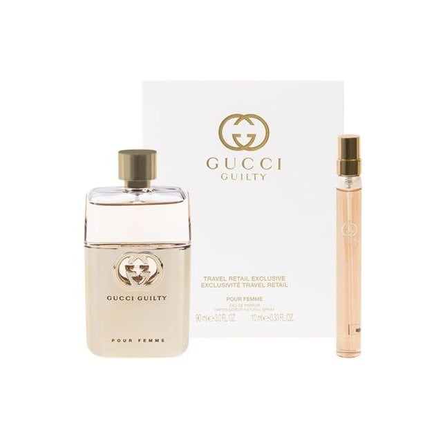 Gucci Gucci Guilty , 2 Pc Gift Set 1.6oz EDT Spray, 0.33oz