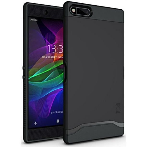 razer phone case, tudia slimfit heavy duty [merge] extreme protection