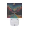 thumbnail image 5 of Yayeee LED Night Light for The Home Plug in With Light Sensors 2 Pack, Colorful Road, 5 of 6