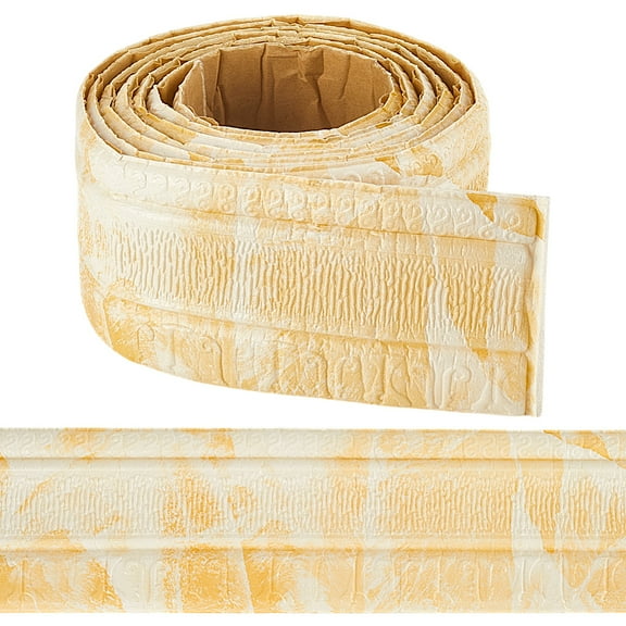 Self-Adhesive PE Contact Paper Wall Stickers for Shelf Liner Dresser Drawer Locker Bisque 2300x80x4mm