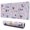 Dog with Medical, variant on Long Mouse Pads for Desk,Australian Shepherd Pioneer Flower Desk Mats on Top Of Desks, Desk Mouse Pad Extra Large with 3mm Non-Slip Base and Stitched Edge for Gaming,Office,Work,Home 31.5"x11.8"
