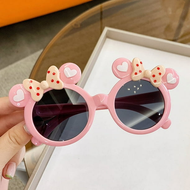 Gafas de sol para niños, gafas de moda con dibujos animados para vestir, lindas gafas para niños y niñas con protección UV, gafas de sol para bebés, juguetes