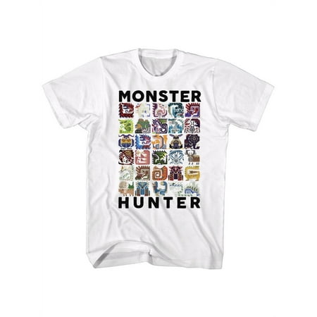 Monster Hunter American Classics Collage Let's Hunt Video Game Adult T-Shirt