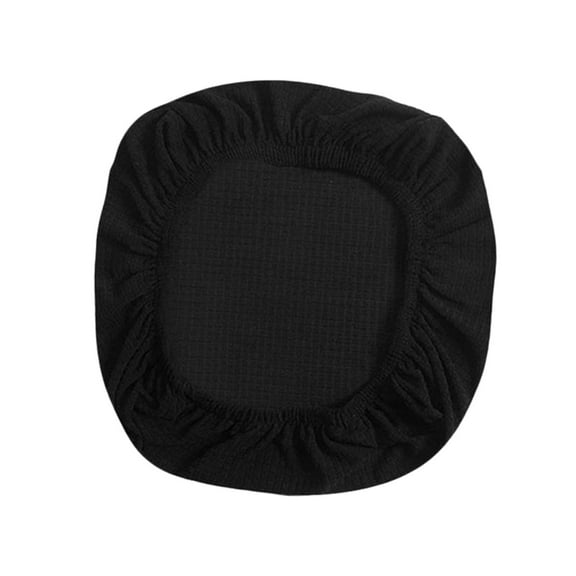 Black Elastic Office Chair Cover with Polyester for Protecting and Upgrading Chair with Universal Fit