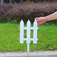 thumbnail image 4 of Wozhuo Plastic Fence PVC Garden Fence Outdoor Durable Easy Install Vegetable Protection, 4 of 6