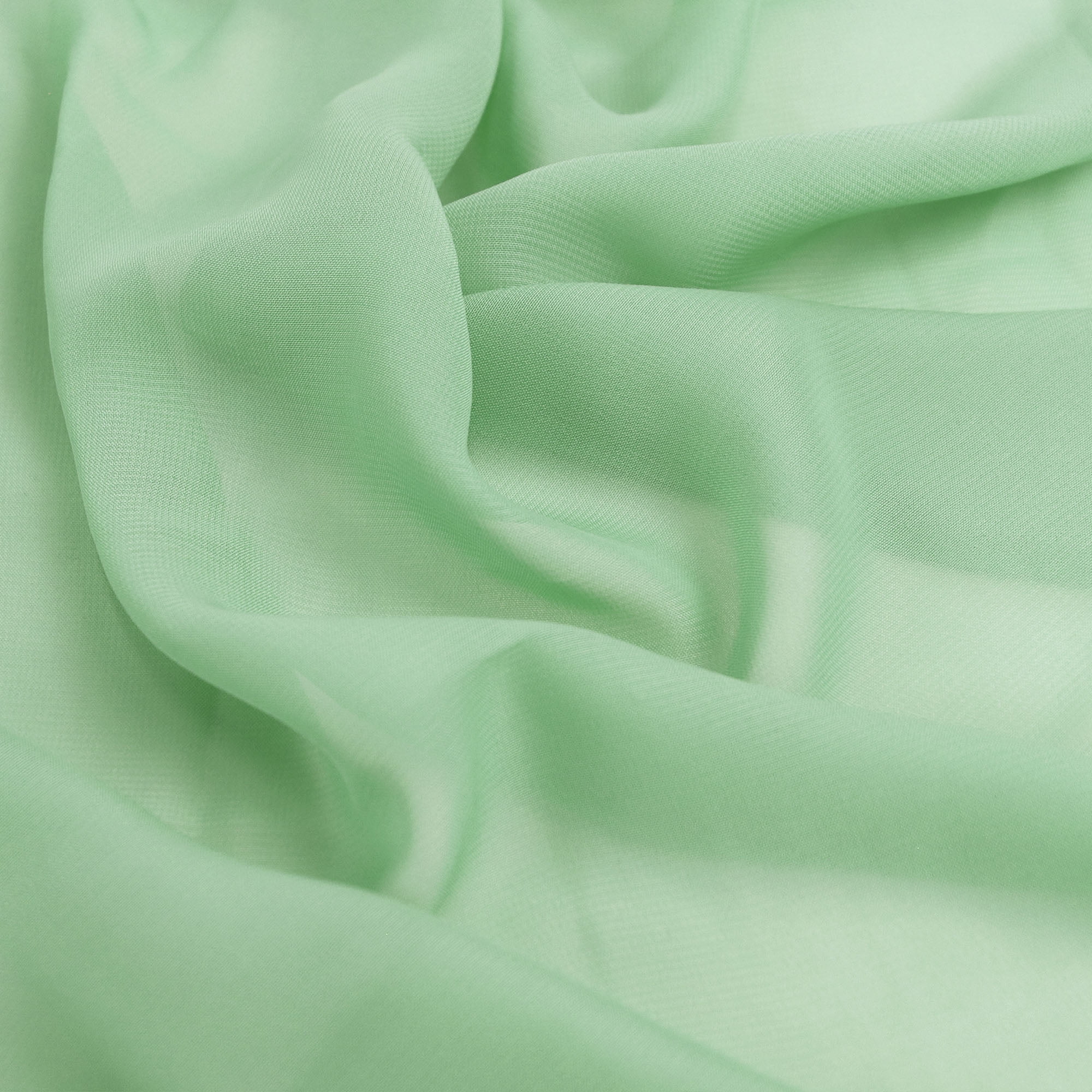 Romex Textiles 100% Polyester Hi Multi Chiffon Woven Precut Fabric - Mint