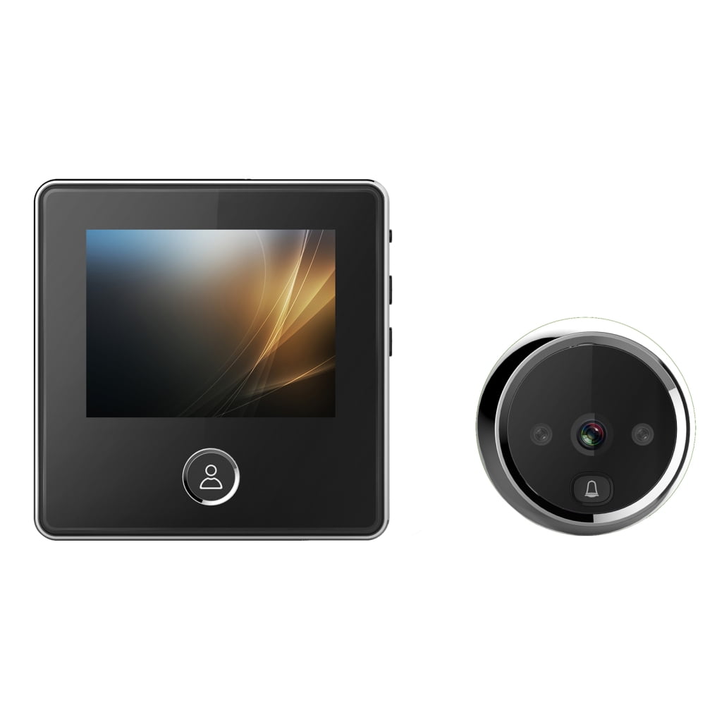 Electric Doorbell 3.0 Inch LCD Screen Night Vision Recording Long