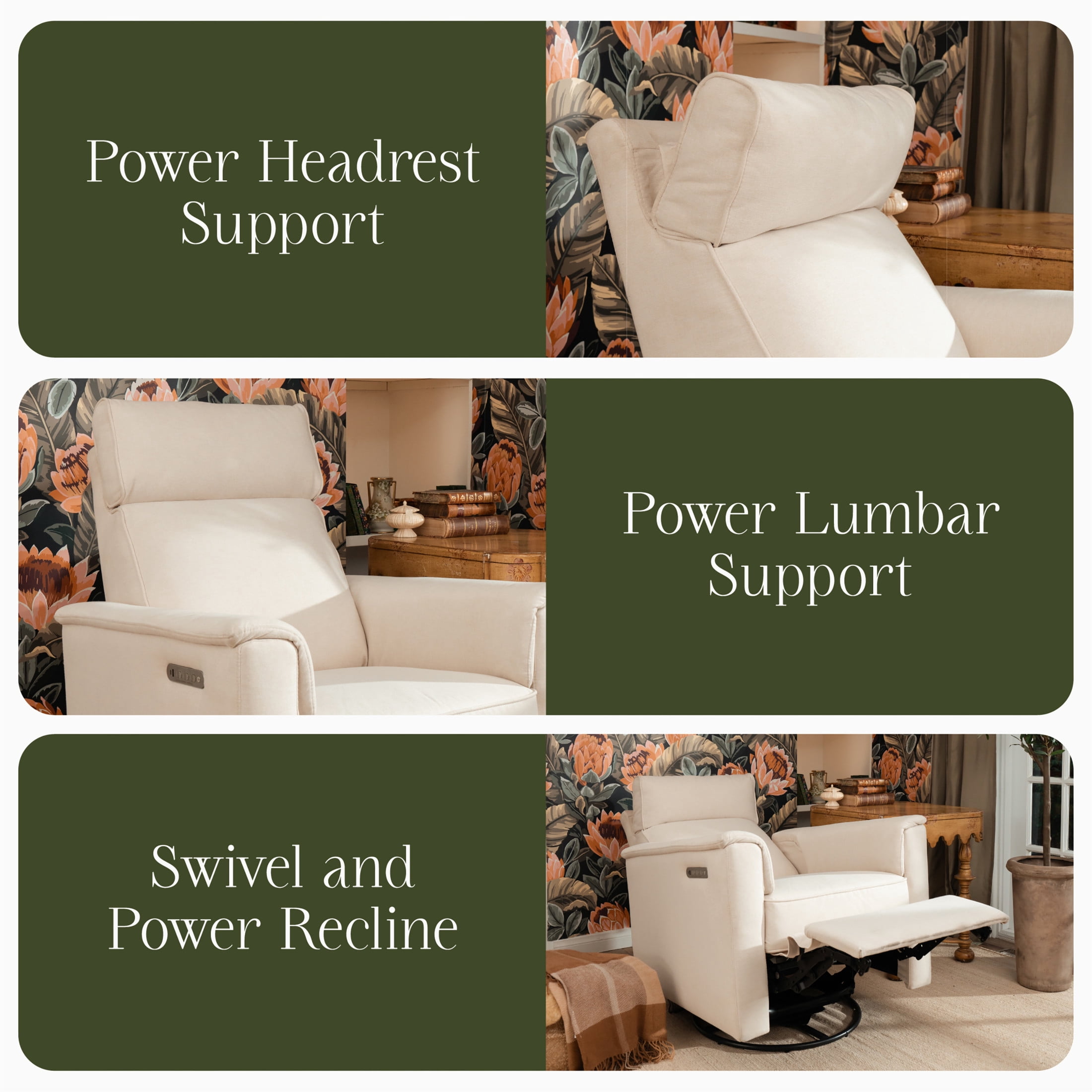 Namesake Willa Pro Power Recliner and Swivel Glider