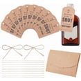 thumbnail image 1 of Regalo para proponer padrinos de boda: 10 tarjetas "Sé mi padrino" con etiquetas para botellas, cordones de yute y cajas de cartón para postales., 1 of 6
