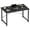 Black, variant on Casabay 31 Inch Computer Desk Home Office Desk with X-Shaped Metal Frame, Waterproof Writing Table with Simple Style for Small Space, White