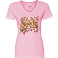 thumbnail image 3 of Inktastic Oktoberfest Banner with Orange Autumn Leaves Women's V-Neck T-Shirt, 3 of 5
