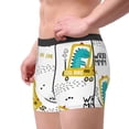 thumbnail image 4 of Disketp Dinosaur On Excavator Men'S Boxer Briefs,Soft And Breathable Cotton Underwear With Comfortflex Waistband, 4 of 8