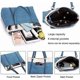 thumbnail image 3 of Tote Bag for Women Large Canvas Shoulder Purse for Travel Work Handbag Multi Pockets, 3 of 4