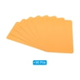 thumbnail image 3 of Unique Bargains 3.5' x 2' Blank Paper Business Cards, 90 Pack Small Index Flash Cards Words Message Note Card, Orange, 3 of 7