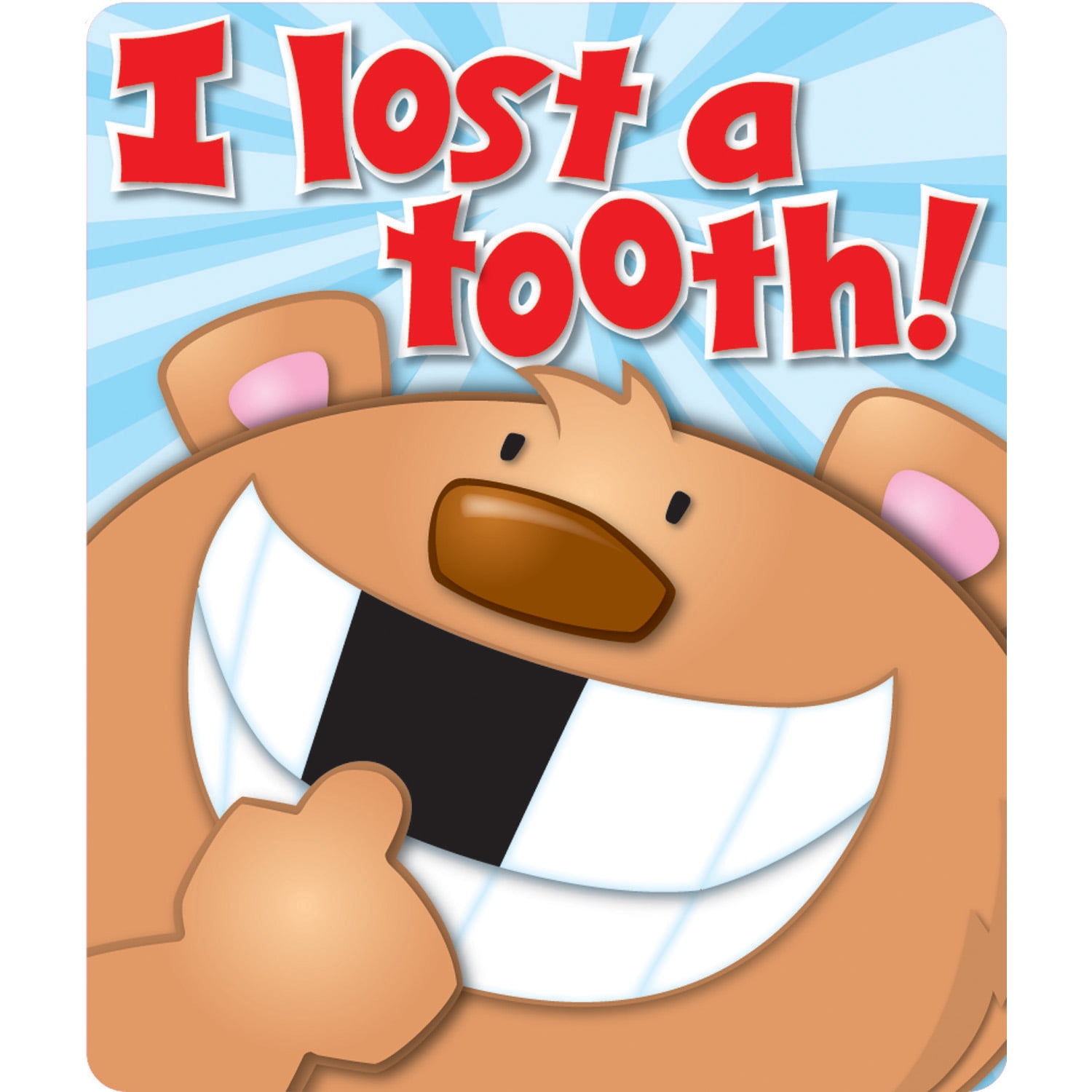 Carson Dellosa Education I Lost a Tooth Motivational Stickers, 24 Per Pack, 12 Packs