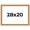 Bhutan, variant on 28x20 Wide Bronze Real Wood Picture Frame Width 1.5 inches | Interior Frame Depth 0.5 inches |