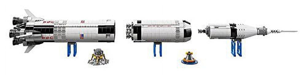 LEGO Ideas Nasa Apollo Saturn V (21309) Popular Creative Building Set (1969 Piece) for Fans of LEGO Sets and Space
