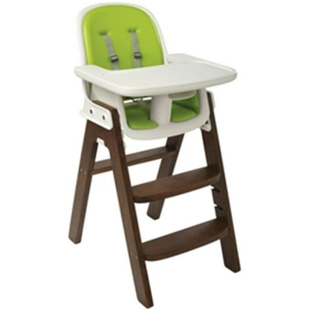 Sprout High Chair - Green / Walnut