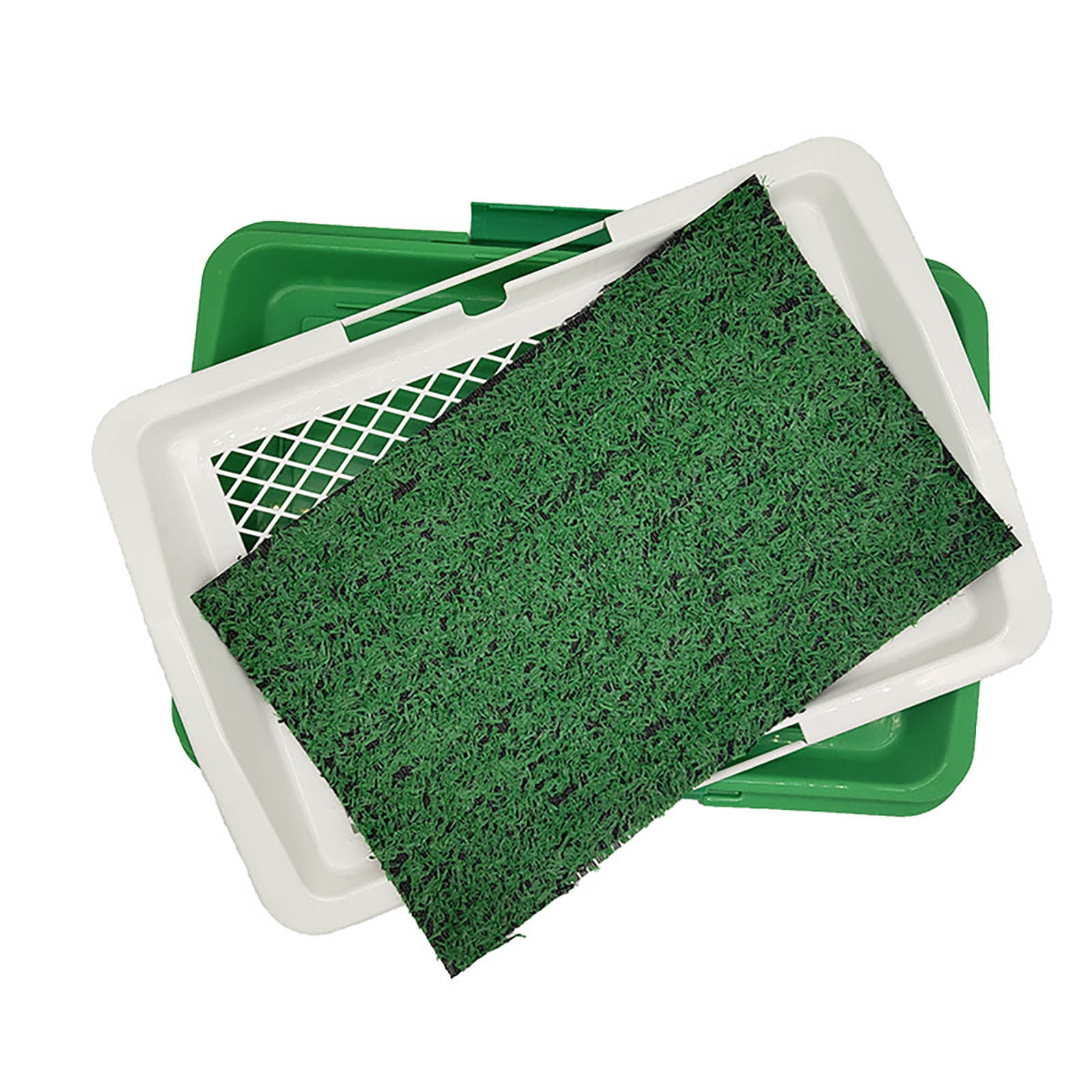 Pet Supplies Label-Free Indoor Outdoor Litter Mat with Tray and Grid for Cat and Dog—1772x122 Inches Easy Cleaning and Versatile Use