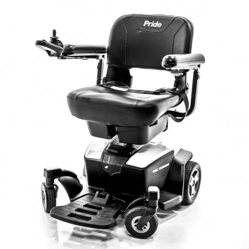 New GO CHAIR Pride Mobility Travel Electric Powerchair + 18AH batteries