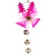 thumbnail image 2 of Monstrate Pequeña campana colgante árbol de Navidad plástico Navidad pequeña campana colgante para decoración del hogar Kits de decoración para fiestas Rosado, 2 of 6