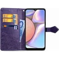 thumbnail image 4 of Samsung Galaxy A20S Case Leather Wallet Flip Magnetic Closure Case Samsung Galaxy A20S Phone Case with Card Slots Protective Cover Case for Samsung Galaxy A20S. SD Mandala - Purple, 4 of 11