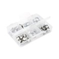 thumbnail image 1 of Pasadores Traseros, Pasadores de Bloqueo, Pasadores de Bloqueo para Manualidades DIY, Joyería, Broche de Seguridad, Decoración de Bloqueo, Alfiler Plata perfecl Respaldos de pasador de bloqueo, 1 of 7