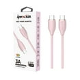 thumbnail image 2 of Cable for Type C to Type C (5FT /1.5M) 3A PD Fast Charging Thick TPE Cable Charger Data Transfer Cord for Android /ios /Type-C [Type C - Type-C] Pink, 2 of 8