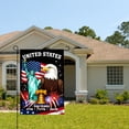 thumbnail image 2 of AmhNF United States 250 Years 1776 1776 2026 Liberty Statue Eagle American Flag Fireworks Garden Flag For Home Outdoor Garden Yard Decor 12x18 inch, 2 of 5