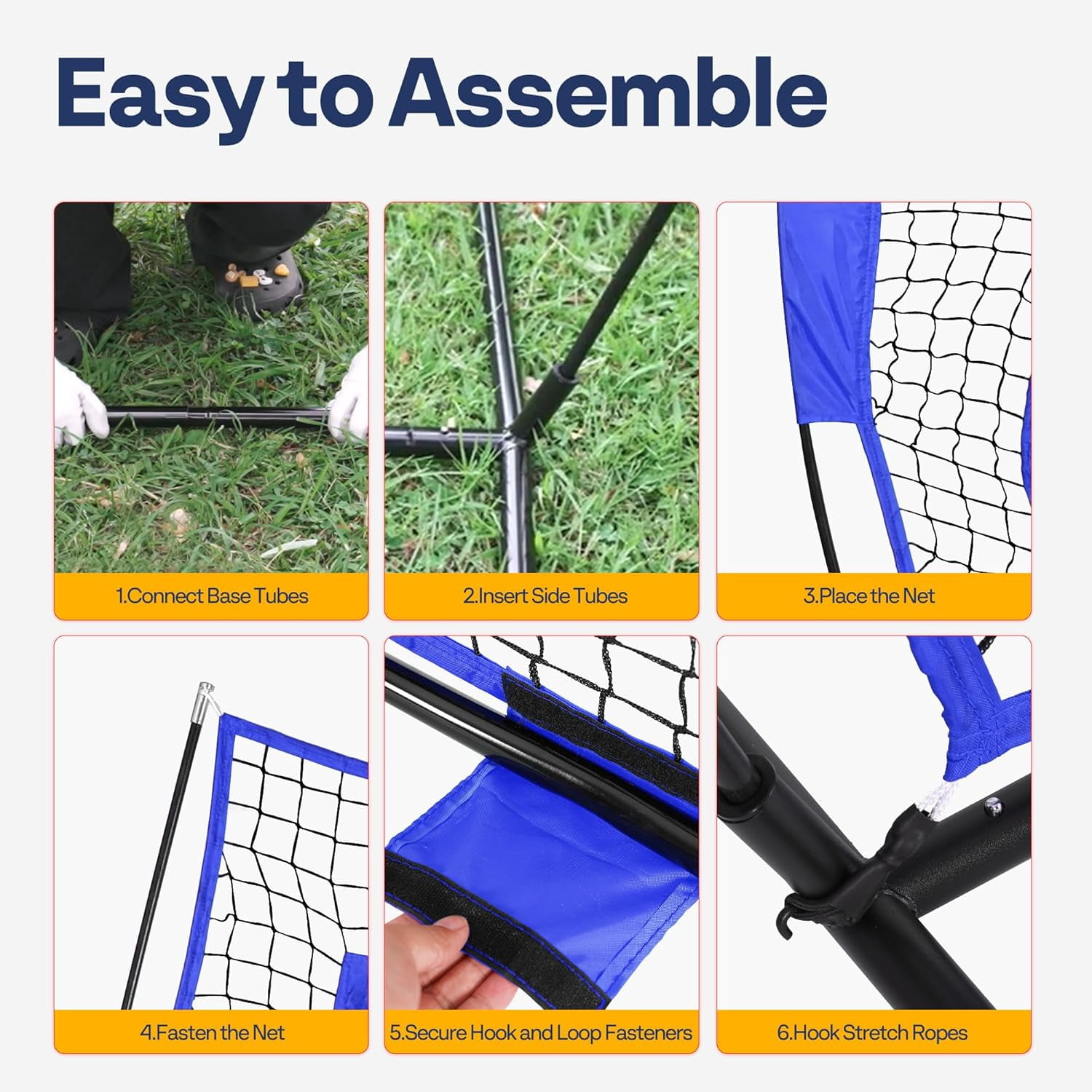 SPECSTAR Football Throwing Net, 7 x 7 ft Football Practice Net with 5 Throwing Target, Quarterback Training Equipment for Improving Throwing Accuracy, Includes Carry Bag