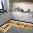 thumbnail image 2 of Fall Fruit Kitchen Rugs Set 2 Piece Vintage Farmhouse Decorative Rug Runner for Kitchen Low-Profile Floor Mats Decorations for Home Kitchen (17"x48"+17"x30"), 2 of 6