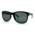 thumbnail image 5 of Mens Glass Lens Gentlemanly 90s Chic Large Horn Rim Sunglasses Shiny Black, 5 of 8